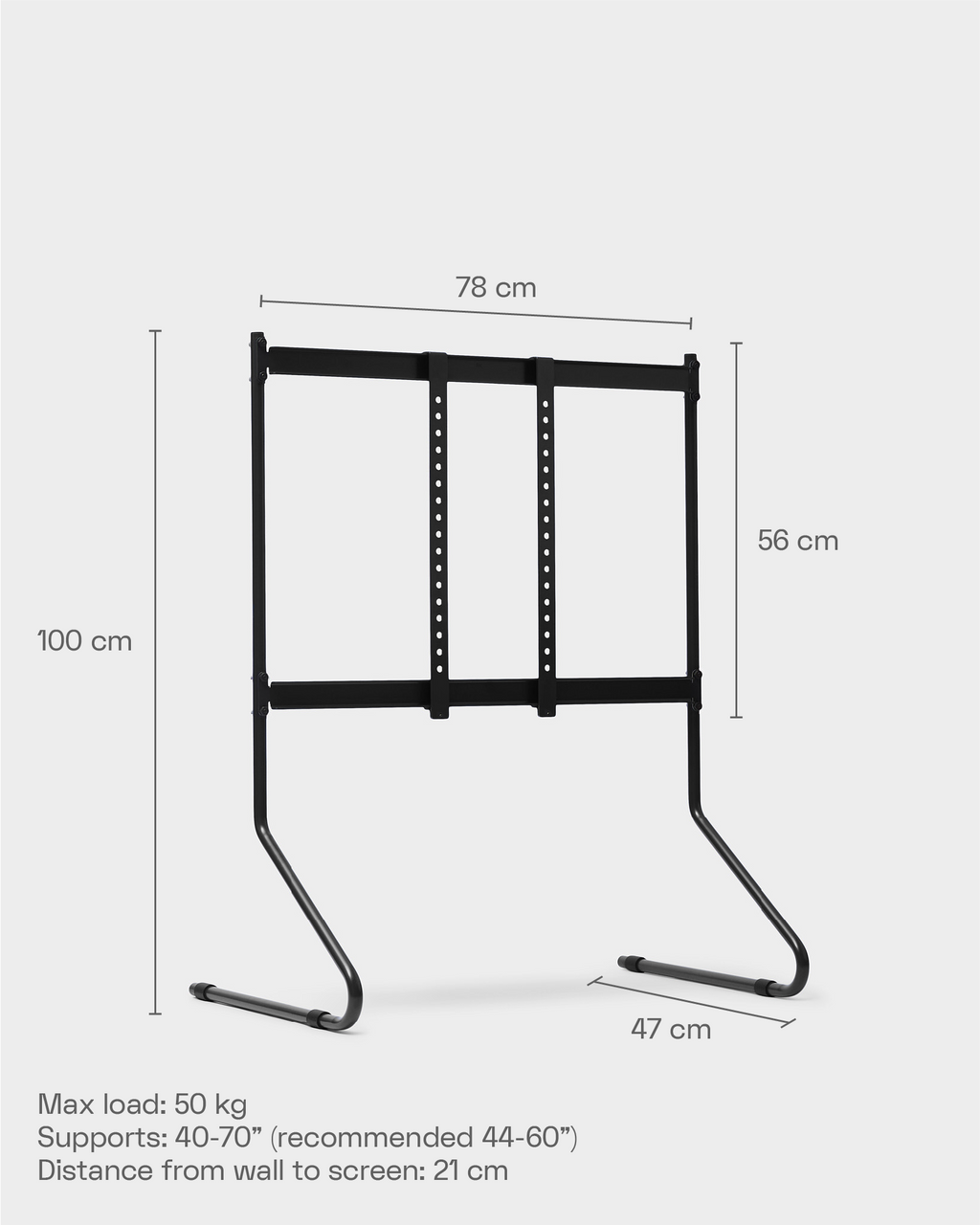 Pedestal Sway TV Stands 005 Dusty Rose
